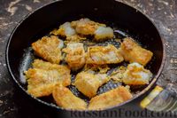 Фото приготовления рецепта: Рыба, запечённая с грибами, луком и кукурузой - шаг №6