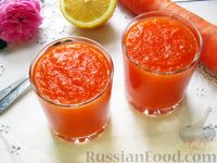 Фото приготовления рецепта: Морковный кисель с лимоном - шаг №9