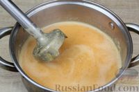 Фото приготовления рецепта: Чечевичный суп-пюре на рыбном бульоне, с рисом и сладким перцем - шаг №16
