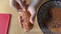 Фото приготовления рецепта: Люля-кебаб со сладким перцем (в духовке) - шаг №3