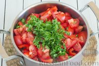 Фото приготовления рецепта: Суп-пюре из цветной капусты, помидоров, сладкого перца и сельдерея - шаг №7