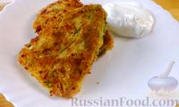 Фото к рецепту: Картофельно-кабачковые котлеты с сыром