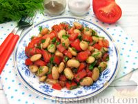 Фото приготовления рецепта: Салат из помидоров и фасоли - шаг №10