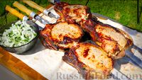 Фото к рецепту: Шашлык из свиной корейки на кости, по-армянски