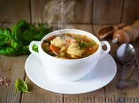 Фото к рецепту: Фасолевый суп с клецками
