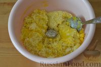 Фото приготовления рецепта: Пшённые лепёшки с сыром - шаг №7