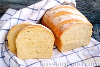 Фото к рецепту: Домашний хлеб-батон