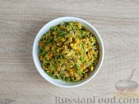 Фото приготовления рецепта: "Лапша" из кабачков с луком, морковью и яйцами - шаг №13