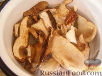 Фото приготовления рецепта: Суп из сушеных грибов с лапшой - шаг №1