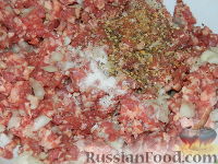 Фото приготовления рецепта: Оладьи с мясом - шаг №9