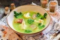 Фото приготовления рецепта: Суп с кабачком, цветной капустой, пастой орзо и беконом - шаг №10