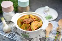 Фото к рецепту: Тушёная телятина с кабачками