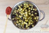 Фото приготовления рецепта: Рагу из говядины с картофелем, томатами и зелёным горошком - шаг №16