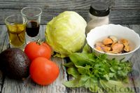 Фото приготовления рецепта: Салат с авокадо, помидорами и мидиями - шаг №1