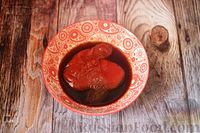 Фото приготовления рецепта: Свиная печень в томатно-соевом соусе - шаг №6