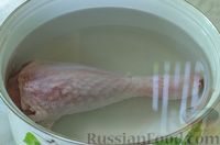 Фото приготовления рецепта: Суп из индейки с кукурузными шариками - шаг №2