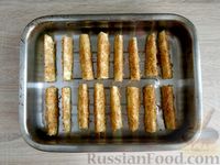 Фото приготовления рецепта: Кабачки, запечённые в сырно-пряной панировке - шаг №8