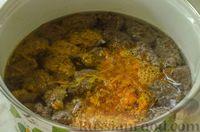 Фото приготовления рецепта: Суп с кнелями из куриной печени - шаг №14