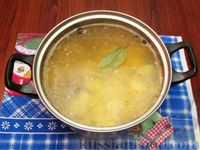 Фото приготовления рецепта: Гороховый суп с копчёностями - шаг №16