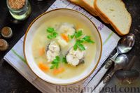 Фото приготовления рецепта: Рыбный суп из скумбрии с пшеном - шаг №12
