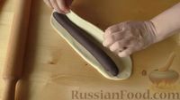 Фото приготовления рецепта: Шоколадные вареники с вишней - шаг №6