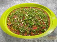 Фото приготовления рецепта: Маринованные баклажаны в томатном соусе - шаг №5