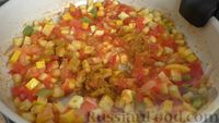 Фото приготовления рецепта: Куриные шашлычки, запечённые с рисом и овощами - шаг №3