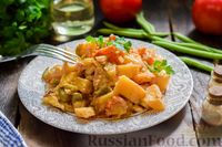 Фото к рецепту: Овощное рагу с курицей, картофелем, кабачками и стручковой фасолью