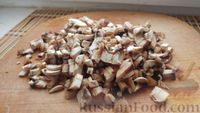 Фото приготовления рецепта: Лазанья с куриной печенью и грибами - шаг №5