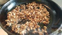 Фото приготовления рецепта: Лазанья с куриной печенью и грибами - шаг №10