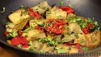 Фото к рецепту: Баклажаны, тушенные с помидорами и чесноком