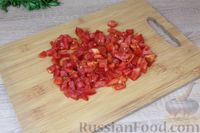 Фото приготовления рецепта: Баклажаны, тушенные с фаршем, рисом и помидорами - шаг №6