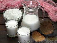 Фото к рецепту: Кокосовое молоко из кокосовой стружки