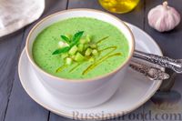 Фото приготовления рецепта: Холодный огуречный суп с йогуртом и кефиром - шаг №9