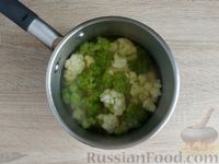 Фото приготовления рецепта: Пюре из брокколи, цветной капусты, моркови и картофеля, со сливками - шаг №7