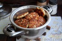 Фото приготовления рецепта: Рубленые куриные котлеты с цветной капустой и сыром - шаг №13