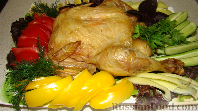 Рецепт запекания курицы с фото