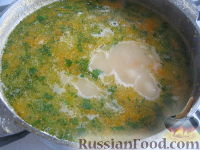 Фото приготовления рецепта: Гороховый суп-пюре с сухариками - шаг №6