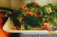 Фото к рецепту: Запеченная брокколи под хрустящей корочкой