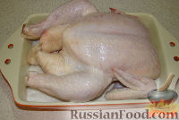 Фото приготовления рецепта: Курица на соли - шаг №3