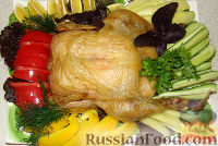 Фото приготовления рецепта: Курица на соли - шаг №5