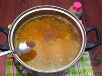 Фото приготовления рецепта: Куриный суп с гречкой - шаг №12