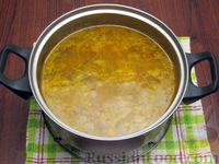 Фото приготовления рецепта: Куриный суп с гречкой - шаг №13