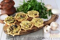 Фото приготовления рецепта: Шанежки из песочного теста с картофелем и грибами - шаг №18