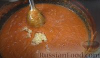 Фото приготовления рецепта: Овощной соус для макарон (на зиму) - шаг №8