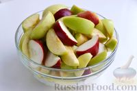 Фото приготовления рецепта: Компот из яблок и кизила (на зиму) - шаг №9