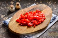 Фото приготовления рецепта: Капуста, тушенная с фаршем, баклажанами и помидорами - шаг №7