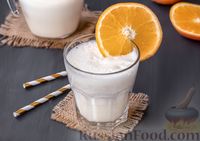 Фото приготовления рецепта: Молочный коктейль с апельсиновым соком - шаг №8