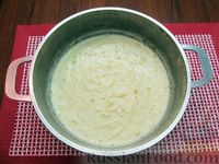Фото приготовления рецепта: Молочный "суп" с бананами и апельсиновой цедрой - шаг №9