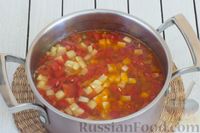 Фото приготовления рецепта: Овощной суп с чечевицей - шаг №8